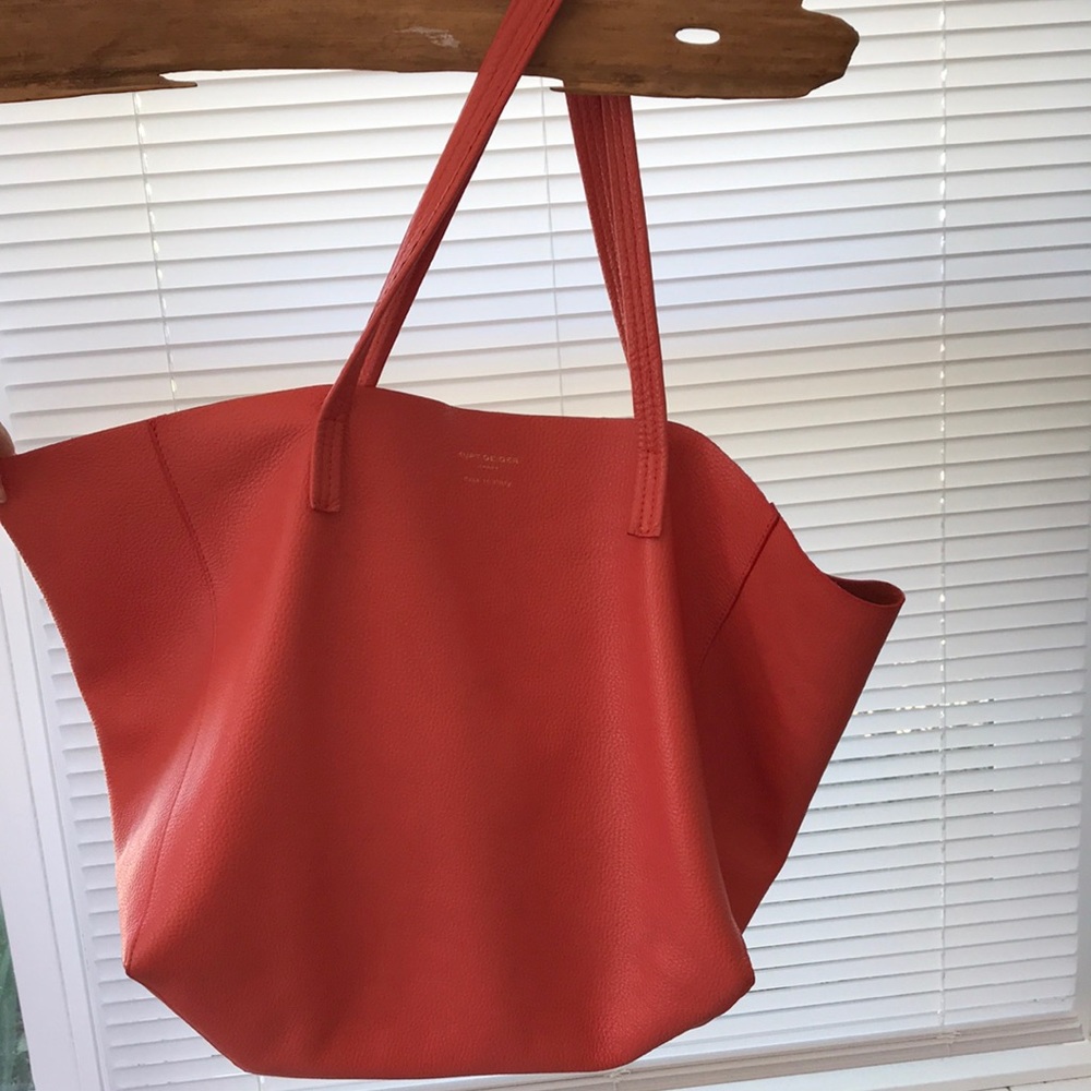 Leather Kurt Geiger Tangerine Tote